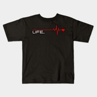 Life is never flat Kids T-Shirt